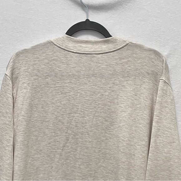 ATHLETA TOASTED BROWN HEATHER PURANA V-NECK WRAP - Picture 7 of 9